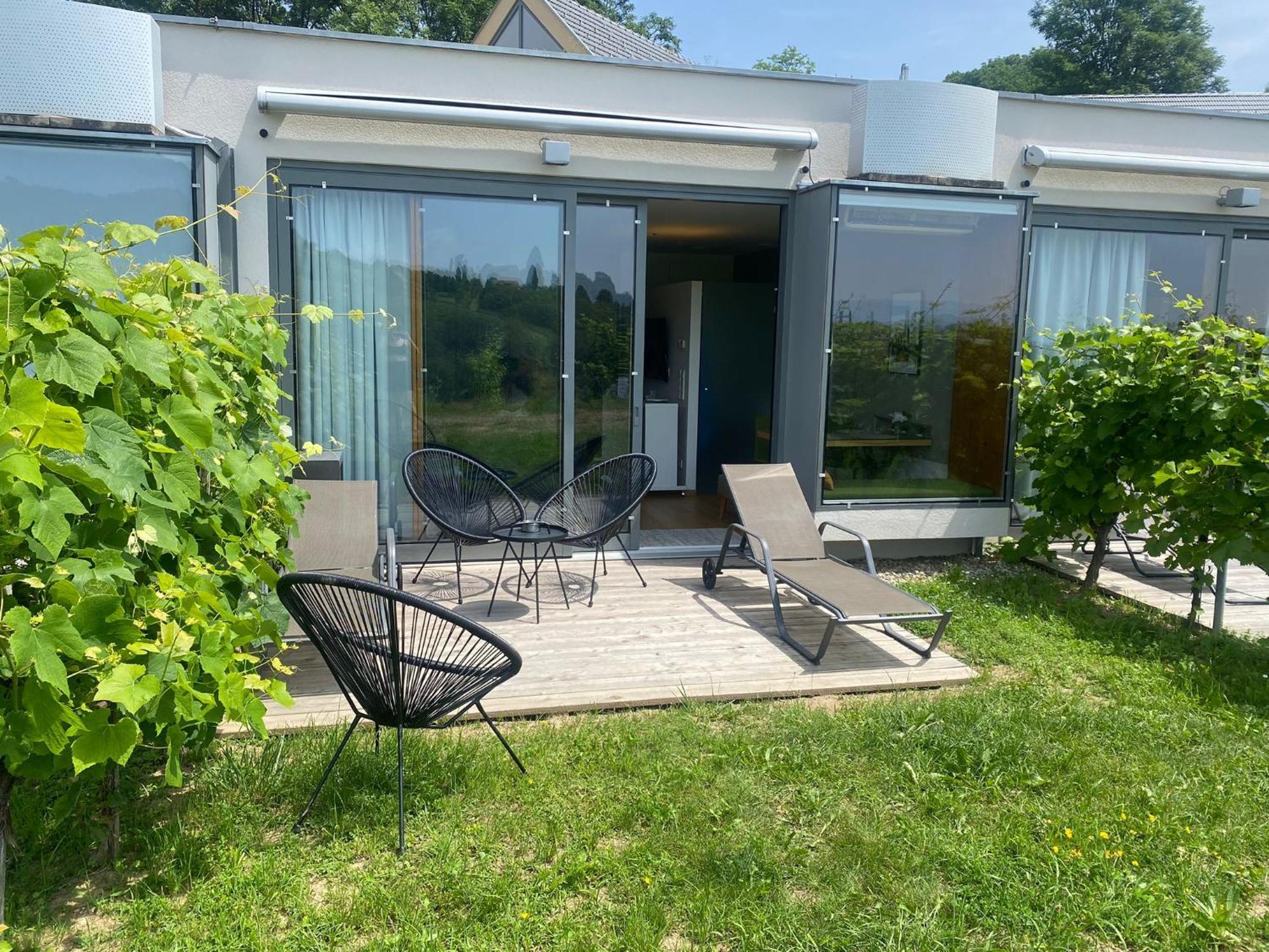*Brandnew* Modernes Apartment In Den Weinbergen Mit Pool Und Sauna Spielfeld Zewnętrze zdjęcie